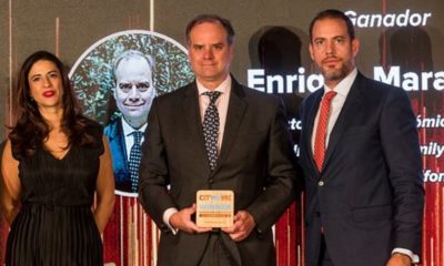 Entrega Premios Citywire España a Enrique Marazuela, MdF Family Partners